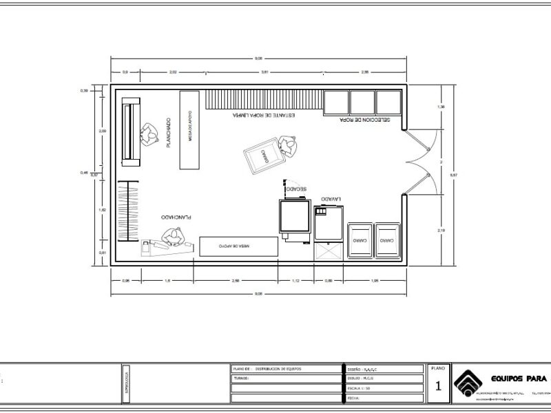 plano lavanderia